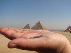 The Pyramids of Giza in My Hand