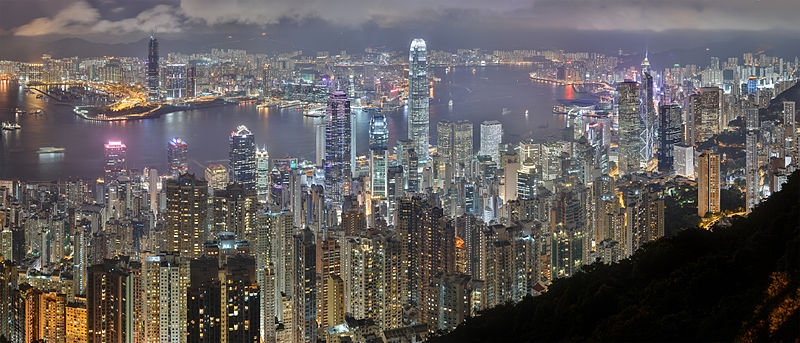 Hong Kong Skyline (source: Wikipedia)