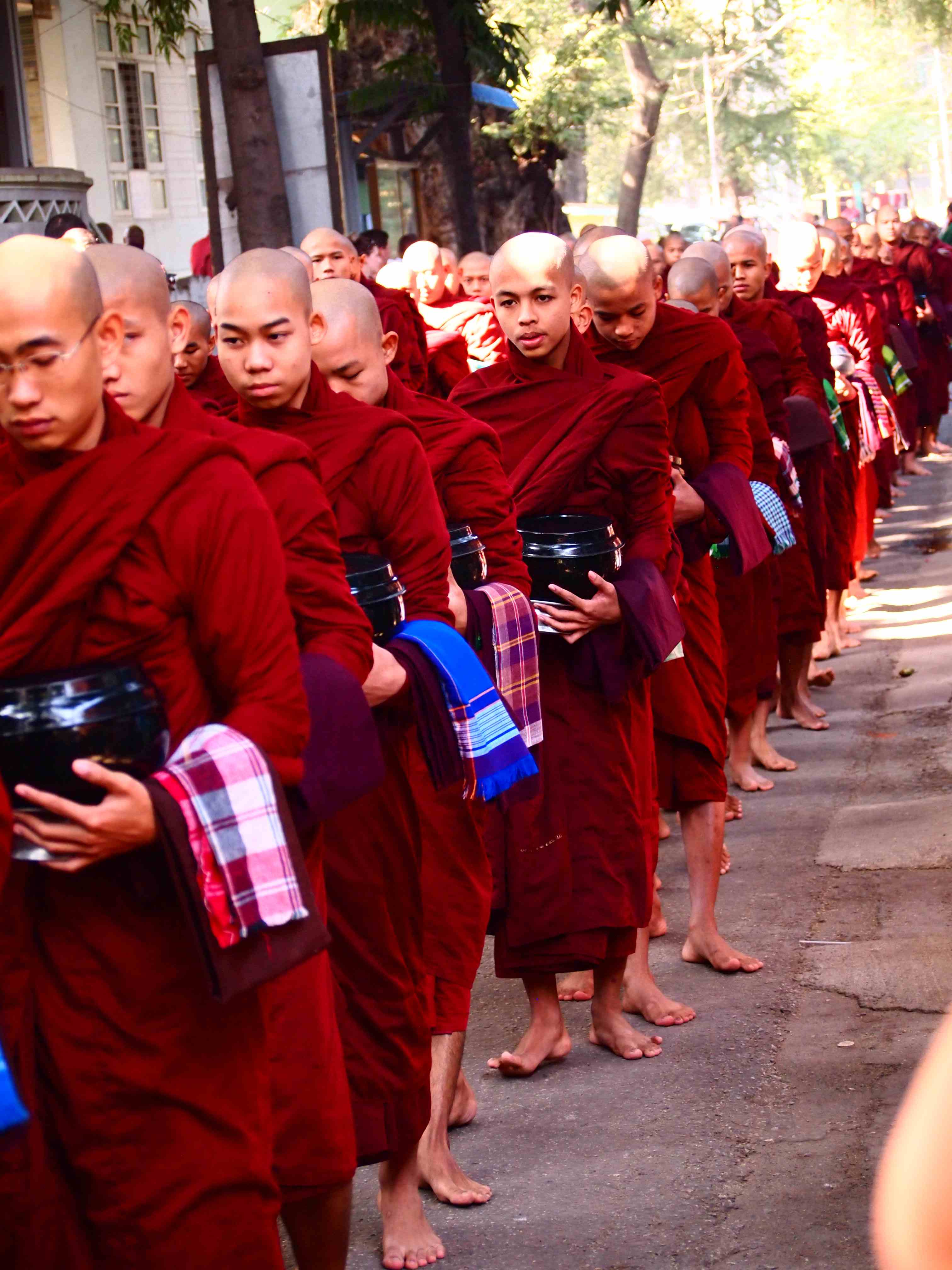 Monks Procession at Mahagandayon Monastery