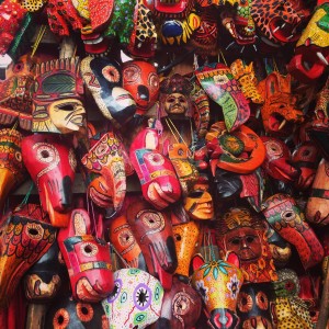 Masks at Chichicastenango
